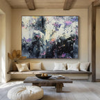 “Colorful Abstract Storm” - Abstract Expressionist - Painting On Canvas PT1752