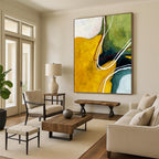 “Geometric Cool - Toned Abstract” - Geometric Precision Painting On Canvas PT2386