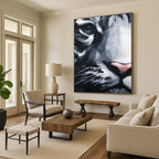 “Expressive Tiger Face” Painting On Canvas PT1454