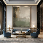 Muted Tones with Blended Textures "Soft Blends" Abstract Painting On Canvas PS1362