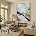 “Colorful Line Abstraction” - Abstract Expressionist Painting On Canvas DS046