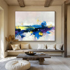 “Colorful Abstract Landscape” - Abstract Painting On Canvas DKS531