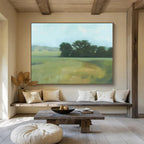 “Misty Meadows” - atmospheric Landscape Painting On Canvas DKS426