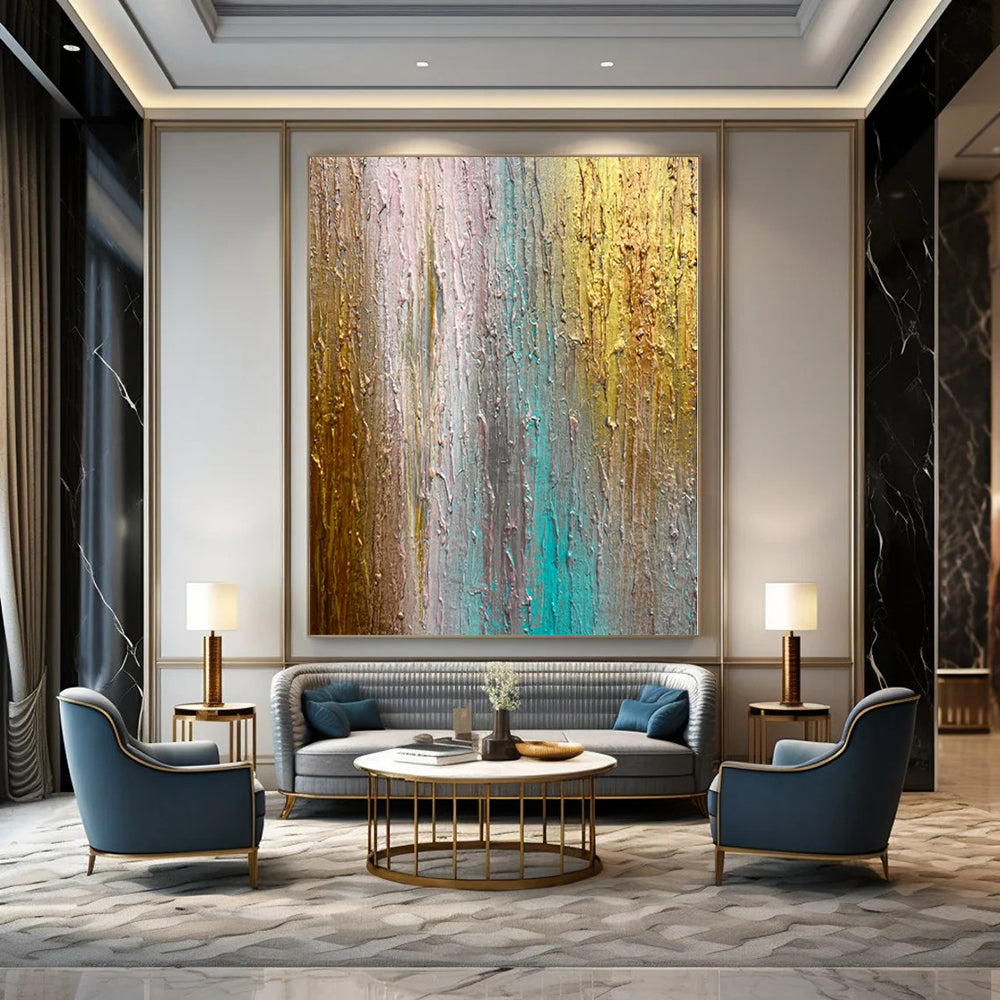 Gray and White Abstract Structure - Stark Monochromatic Forms Painting On Canvas PS1221