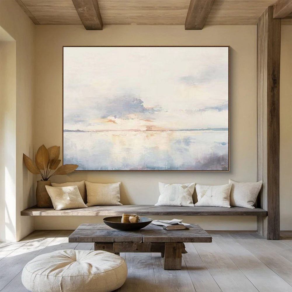 “Ethereal Dusk” - Dreamy Landscape Painting On Canvas DKS415