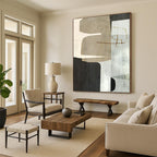 “Color - Drenched Abstract” - Vibrant Pastel Pinks & Blues Painting On Canvas DS158