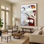 “Colorful Abstract Fusion” - Abstract Expressionist Painting On Canvas PT2380