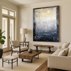 “Gray - Toned Abstract Minimalism” - Minimalist, Textured Painting On Canvas PT1577