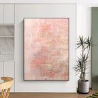 “Blush - Toned Subtle Abstract” - Abstract Minimalist Painting On Canvas PS0016