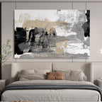 “Neutral Tones Abstract” - Luxe Textured Painting On Canvas DKS448