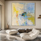 “Colorful Abstract Chaos” - Expressive Abstract Painting On Canvas PS0185