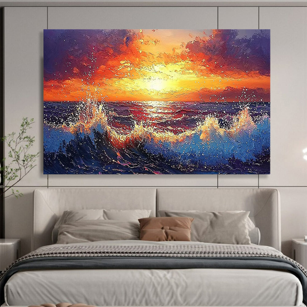 “3D Blossom Tree Abstract” - Sculptural Abstract Painting On Canvas PT165
