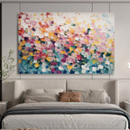 “Pastel Color Blocks” - Abstract Oil Painting On Canvas DKS882