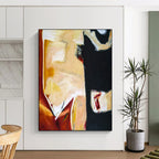 “Pastel and Bold Abstract Mix” - Abstract Mixed Media Painting On Canvas PT2383