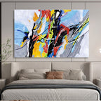 “Color - Explosion Abstract” Abstract Painting On Canvas DKS165