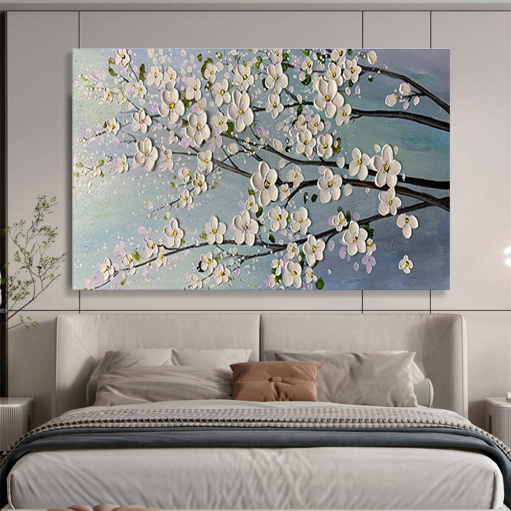 “Blossom Branch” - Impasto Oil Painting On Canvas DKS887