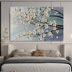 “Blossom Branch” - Impasto Oil Painting On Canvas DKS887