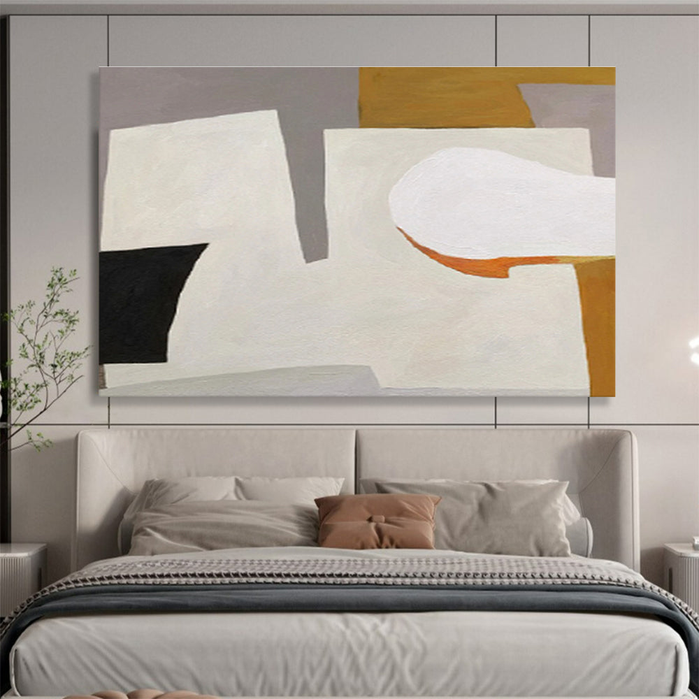 “Minimalist Color Block Abstract” - Abstract Painting on Canvas DKS577