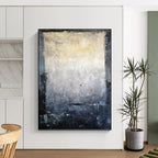 “Gray - Toned Abstract Minimalism” - Minimalist, Textured Painting On Canvas PT1577