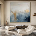 Light and Dark Contrasts with Textured Layers "Textured Duality" Abstract Painting On Canvas PS1211