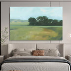 “Misty Meadows” - atmospheric Landscape Painting On Canvas DKS426
