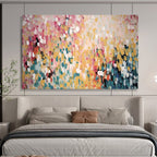 “Colorful Canopy Tree Abstract” - Lively Abstract Painting On Canvas PT166