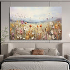 “Colorful Blooms & Meadow Vistas” - Impressionist Floral - Painting On Canvas PT1699