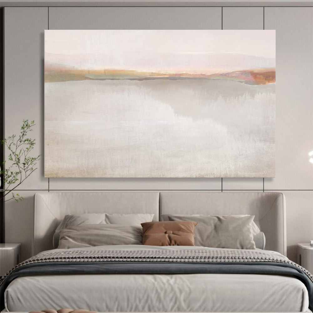 “Black, White, and Red Minimalist Abstract” - Geometric Abstract Painting On Canvas PT120