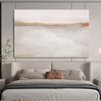 “Black, White, and Red Minimalist Abstract” - Geometric Abstract Painting On Canvas PT120