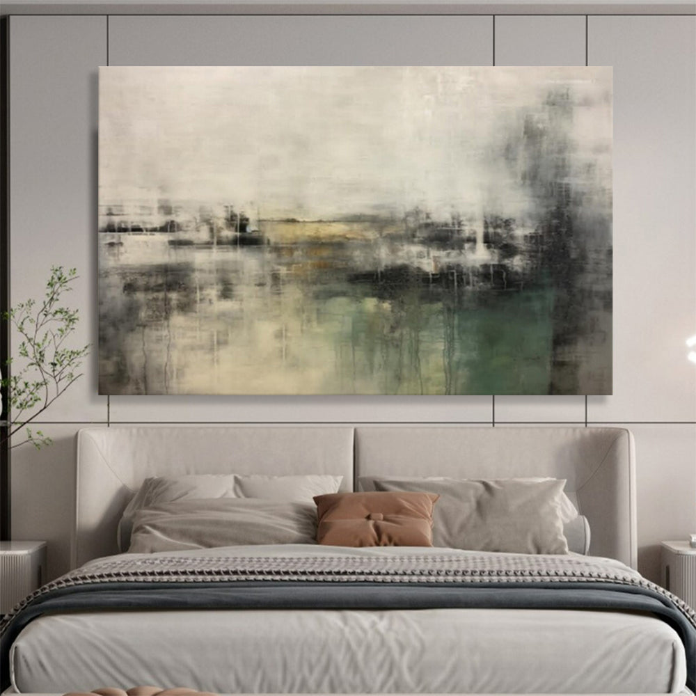 “Neutral Abstract Landscape” - Abstract Impressionist - Painting On Canvas PT1722