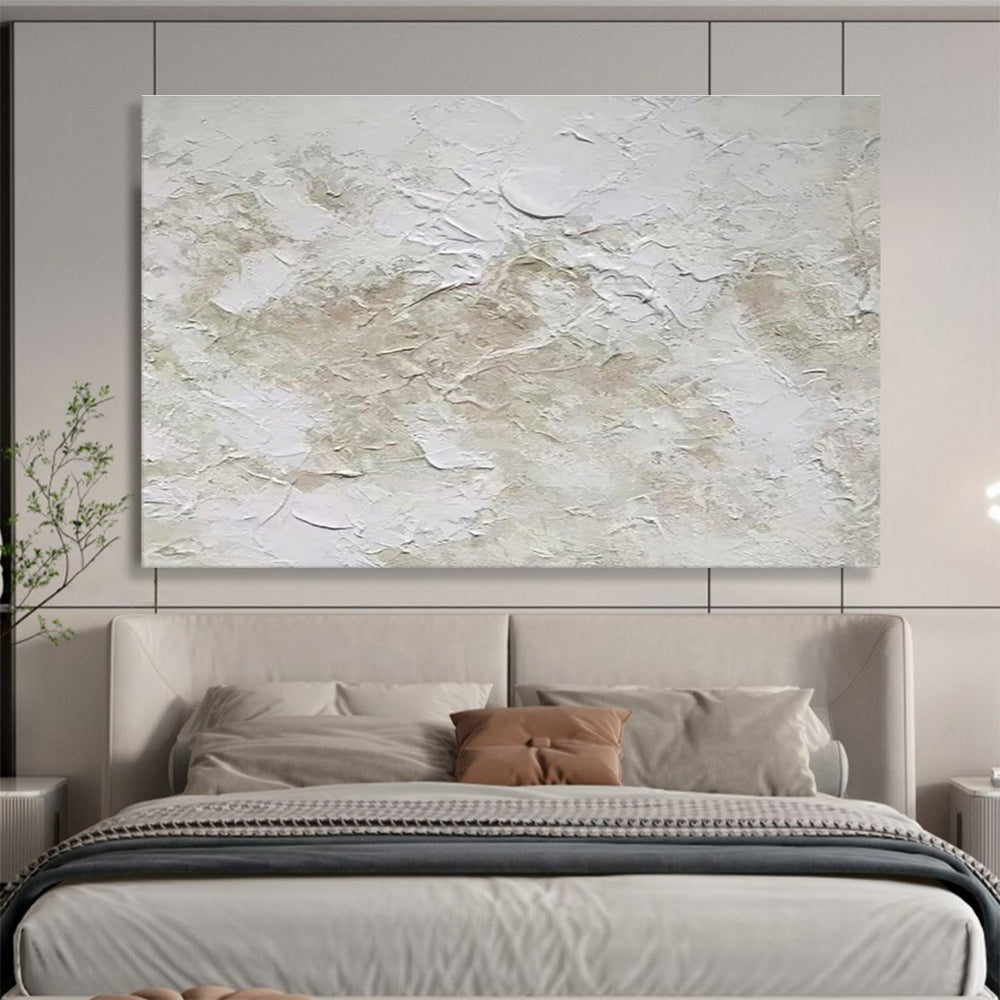 “Textured Neutral Abstract” - Textured Abstract Painting, Ideal for Spa & Bedroom DKS596