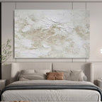 “Textured Neutral Abstract” - Textured Abstract Painting, Ideal for Spa & Bedroom DKS596