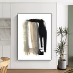 “Gold - Kissed Sky” - Light Blue & Shimmering Gold Abstracts Painting On Canvas DS157