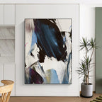 “Colorful Abstract Fusion” - Bold Hues & Dynamic Strokes Painting On Canvas DS186