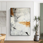 “Monochrome Abstraction” - Gray, Black, Brown Textured Abstract Painting On Canvas PT1457