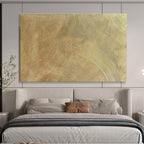 “Golden Textured Abstract” - Abstract Painting on Canvas DKS580