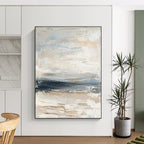 “Neutral Tones Abstract” - Calming Abstract Painting On Canvas DS298