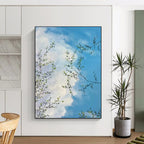 “Sky Through Branches” - Impressionist Landscape Painting On Canvas PT1986