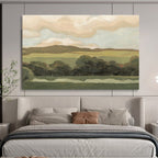 “Rolling Fields” - pastoral Landscape Painting On Canvas DKS425