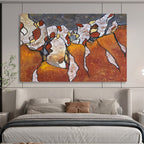 “Abstract Geometric Forms” - Abstract, Constructivist - Styled Painting On Canvas DKS005