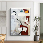 “Colorful Abstract Fusion” - Abstract Expressionist Painting On Canvas PT2380