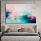 “Pastel Dreamscape” - Soft Abstract Painting On Canvas DKS472