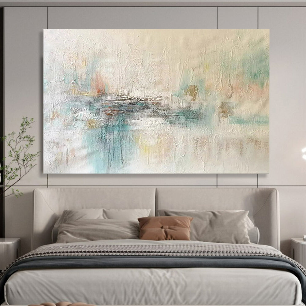 “Soft Tones Abstract Calm” Abstract Painting On Canvas DKS290