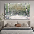 “Aspen Forest Landscape” - Landscape Painting, Great for Nature - Inspired Bedroom & Rustic Living Room DKS629