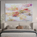 “Pastel - Toned Abstract Clouds” - Dreamy Abstract Painting On Canvas PT1582