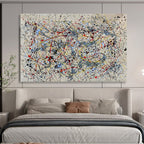 “Colorful Drip Art Extravaganza” - Pollock - Inspired Abstract Painting On Canvas PT1589