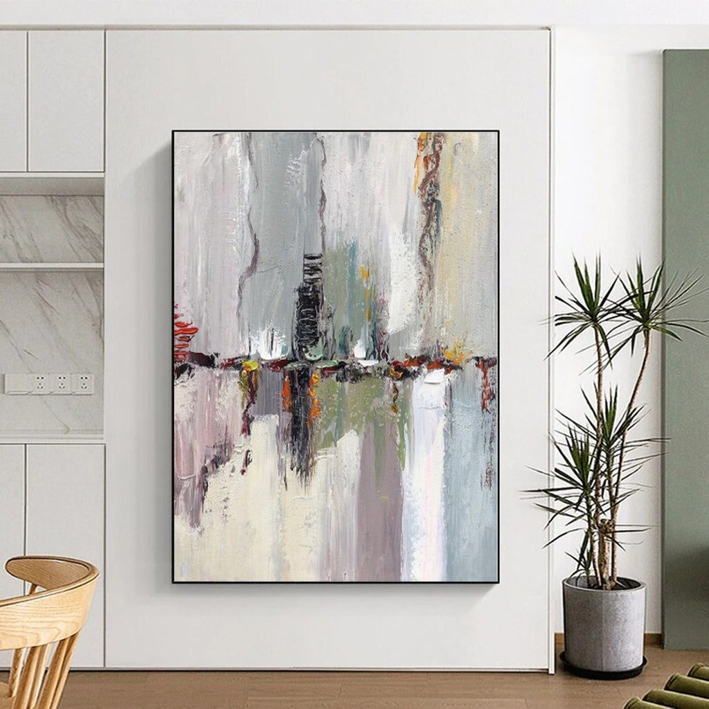 “Colorful Abstract Reflection” - Abstract Landscape - Inspired Painting On Canvas PS0411