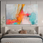 “Colorful Textured Abstract” Abstract Painting On Canvas DKS207