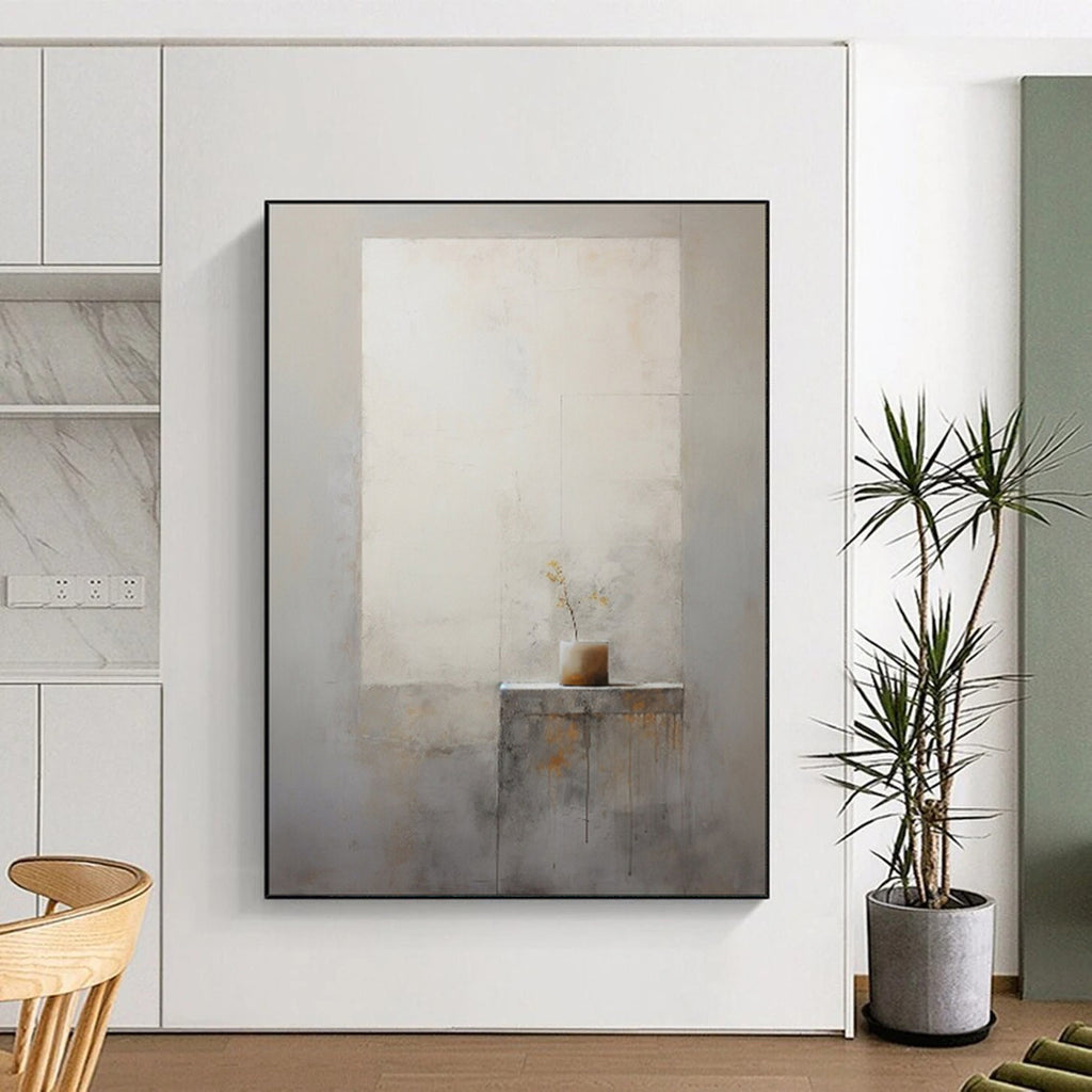“Minimalist Vase” - Subtle Still Life Painting On Canvas PT1989