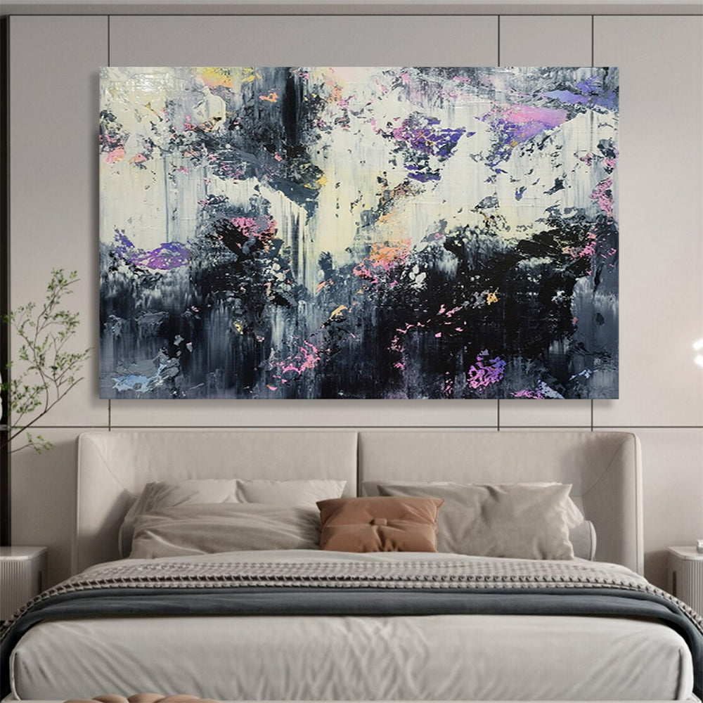 “Colorful Abstract Storm” - Abstract Expressionist - Painting On Canvas PT1752